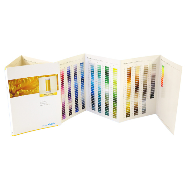 Цветовая карта, AMANN GROUP METTLER, Poly Sheen. Арт 100982                  