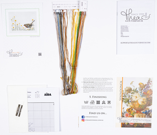 Набор для вышивания "Зарянка летом", канва Aida 16 ct. Арт 792A