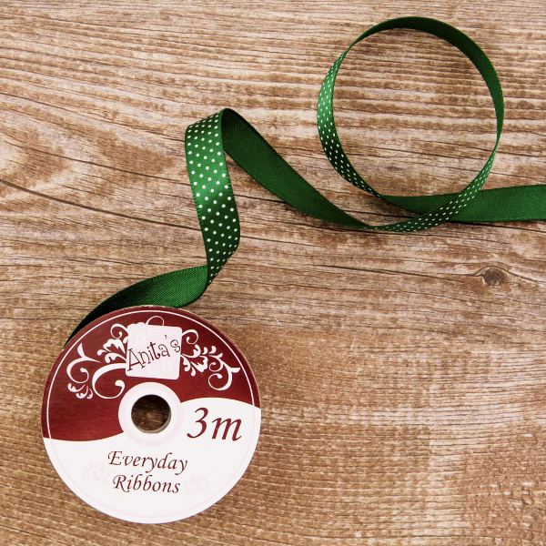 Лента в рулоне для скрап-проектов, цвет зеленый. Арт ANT378404