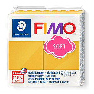 Полимерная глина FIMO "Soft", уп. 57 г, цвет манговая карамель