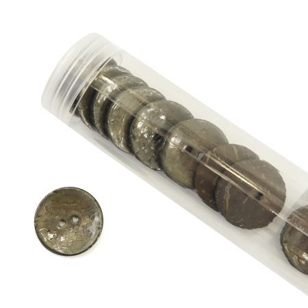 Пуговицы CONCEPT, размер 40, кокос, цвет COL.9 темно-серый. Арт 1919H-040-COL.9