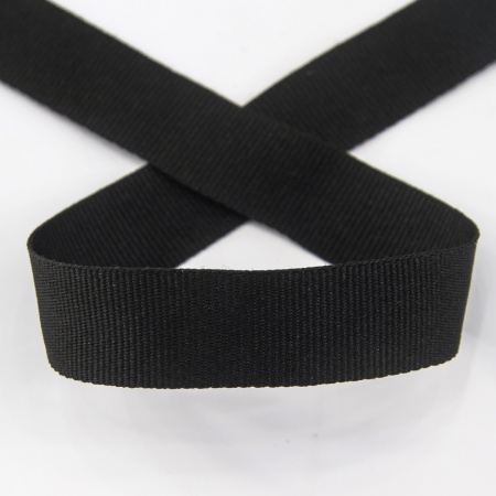 Лента репсовая PEGA, цвет черный, 15 мм. Арт 812711715P7001