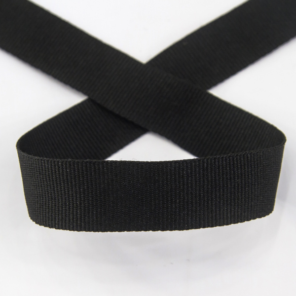 Лента репсовая PEGA, цвет черный, 15 мм. Арт 812711715P7001