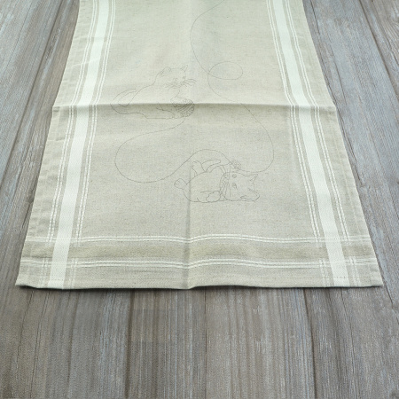 Набор для вышивания дорожки "Кошки" . Арт 63-3801