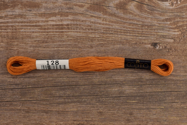 Мулине COSMO однотонный цвет  128       . Арт 25-6/128       