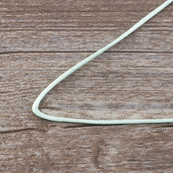 Шнур атласный SAFISA 2 мм, 25 м, цвет 53, ментоловый. Арт 462-53                  