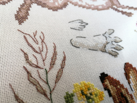 Набор для вышивания "Зоология. Заяц Русак". Арт 03.014.16