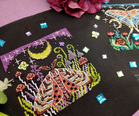 Набор для вышивания  Лунный мотылек". Арт 13.003.63