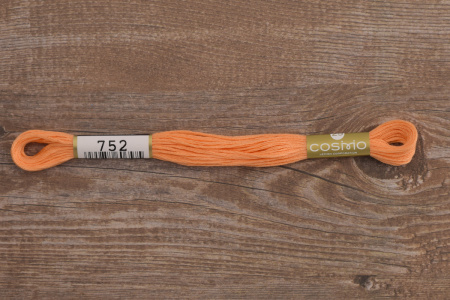 Мулине COSMO однотонный цвет  752       . Арт 25-6/752       