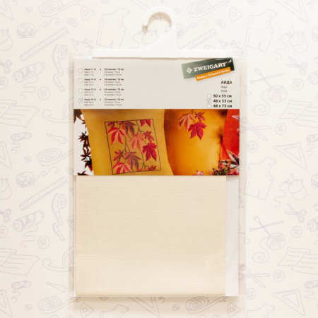 Канва в упаковке Fein-Aida 18 ct, 48 х 53 см, цвет №264. Арт н3793/264                