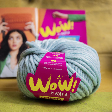 Пряжа Wow-Chunky, 75% акрил, 15% шерсть, 10% альпака, 100 г, 75 м. Арт 1312.58