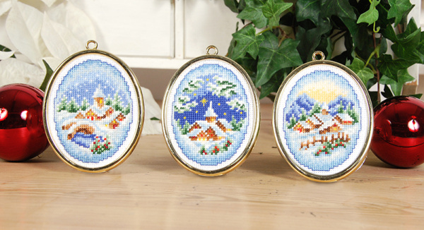 Набор для вышивания "Зимние деревни". Арт PN-0147905