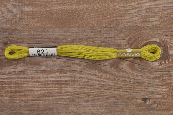 Мулине COSMO однотонный цвет  821       . Арт 25-6/821       