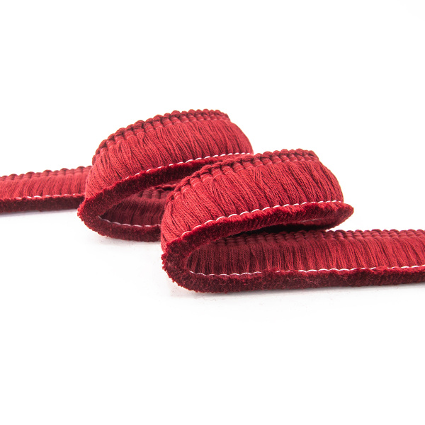 Бахрома декоративная, 30 мм, цвет бордовый. Арт BT - 30c - col.B-8