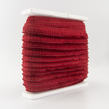 Бахрома декоративная, 30 мм, цвет бордовый. Арт BT - 30c - col.B-8