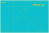 Мат раскройный двусторонний, толщина 1,6 мм, голубой, 45 х 30 см/18'' х 12". Арт RM-IC-C AQUA-RC