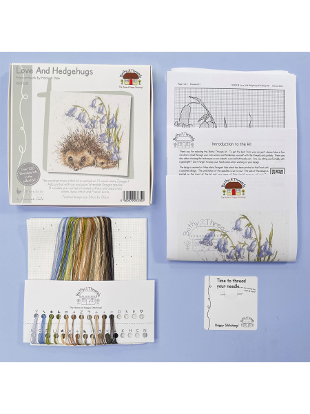 Набор для вышивания "Love And Hedgehugs". Арт XHD138