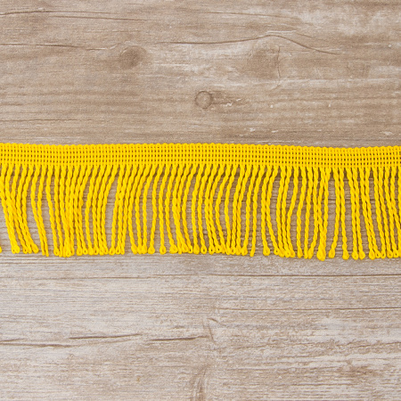 Бахрома витая, 60 мм, цвет яичного желтка. Арт PP-60 col.104