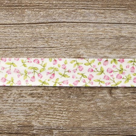 Косая бейка с рисунком SAFISA, арт.6484, 20 мм, 20 м, цвет 02. Арт 6484-20мм-02