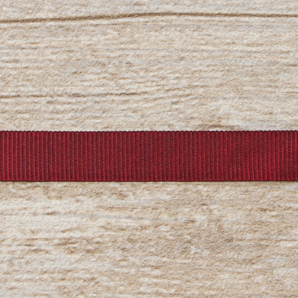 Лента репсовая SAFISA, 10 мм, 25 м, цвет 30 бордовый. Арт 350-10мм-30