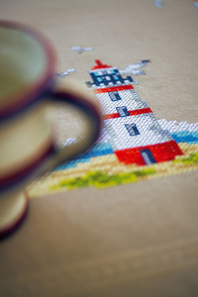 Набор для вышивания скатерти "Маяки" . Арт PN-0191522