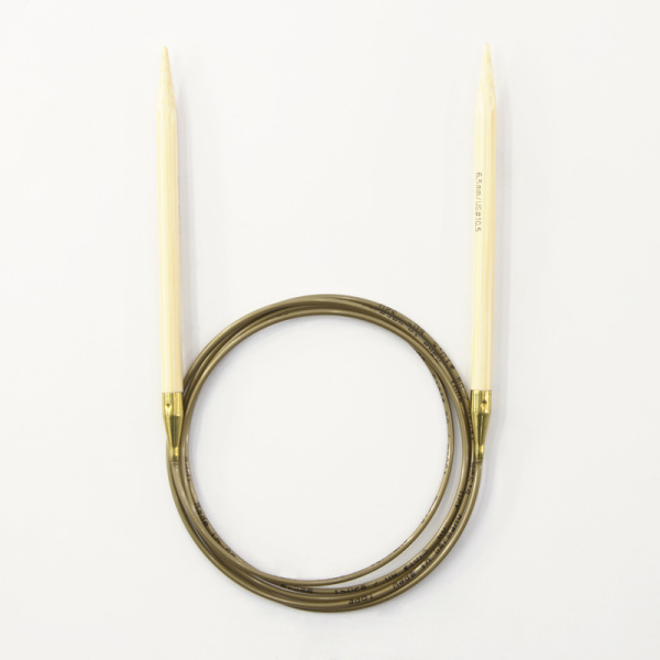 Спицы, круговые, бамбук addiNature BAMBOO №6,5, 150 см. Арт 555-7/6.5-150