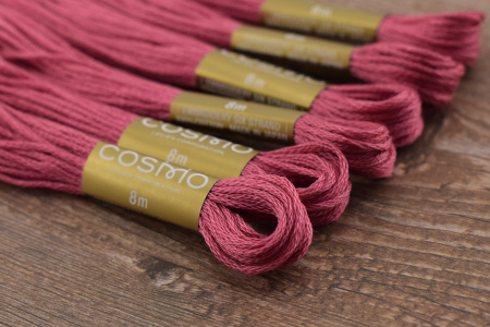 Мулине COSMO однотонный цвет  814       . Арт 25-6/814       