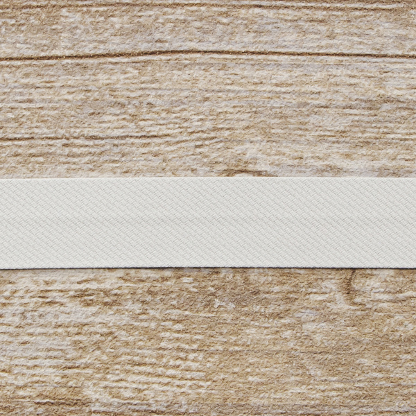 Косая бейка хлопок/полиэстер, 20 мм, 20 м, цвет 27, Серый светлый. Арт 6470-20мм-27