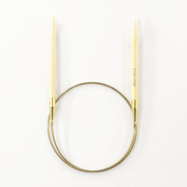 Спицы, круговые, бамбук addiNature BAMBOO №5, 50 см. Арт 555-7/5-50