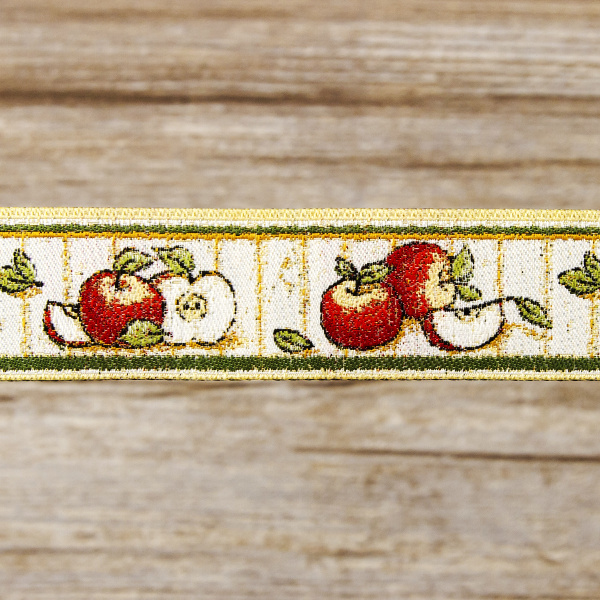 Лента жаккард SAFISA, 25 мм, 15 м, цвет 03. Арт 9217-25мм-03