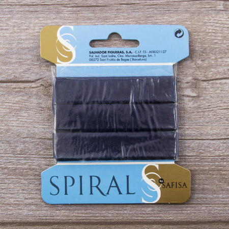 Тесьма киперная хлопковая на блистере SAFISA, 14 мм, 2,5 м , цвет 15, темно-синий. Арт P00260C-14мм-15         