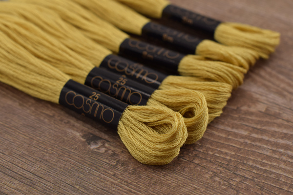 Мулине COSMO однотонный цвет  573       . Арт 25-6/573       