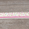 Косая бейка с фестонным краем, 18 мм, цвет бело-розовый. Арт 243986/1