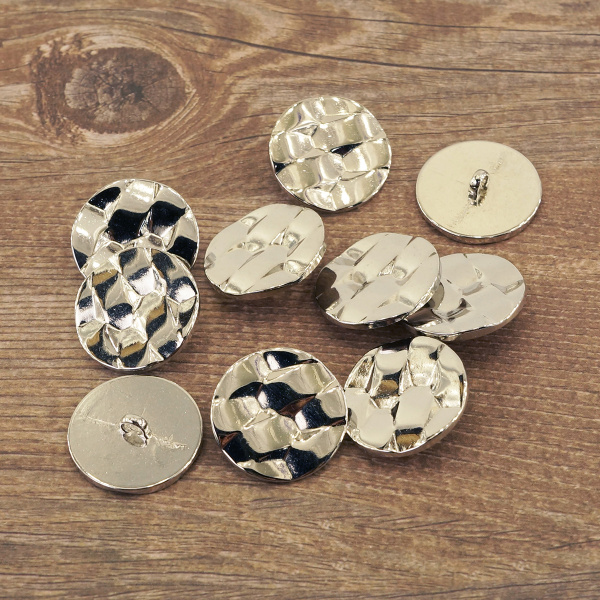 Пуговица DISBOTON, размер 36 C/09 NIKEL-NIKEL-FR ART.2485. Арт 32889360000980D