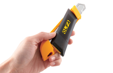 Нож сверхмощный Olfa со встроенным съемным контейнером. Арт DL-1