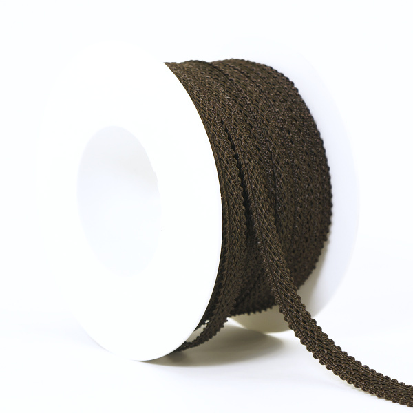 Тесьма PEGA тип интерьерная, цвет коричневый, 10 мм. Арт 843118300A7904   