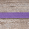 Косая бейка хлопок/полиэстер 20 мм, 25 м, цвет 125, сиреневый темный. Арт 6120-20мм-125           