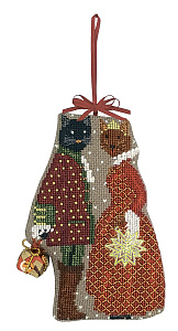 Набор для вышивания елочной игрушки "Spruce Garland Christmas Bauble"(Игрушка "Еловая гирлянда")