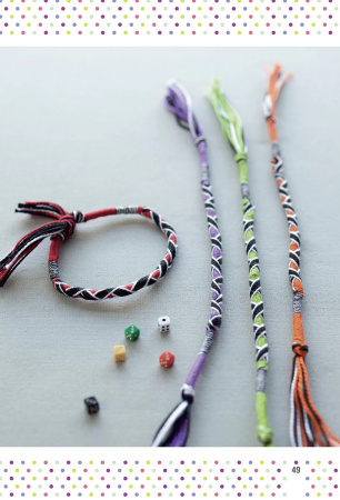 Книга "Бижутерика. Научись плести фенечки и браслетики из нитей" Флоранс Белло. Арт 978-5-00241-028-6