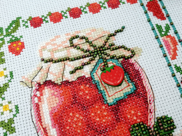 Набор для вышивания  "Клубничное варенье". Арт 13.003.43