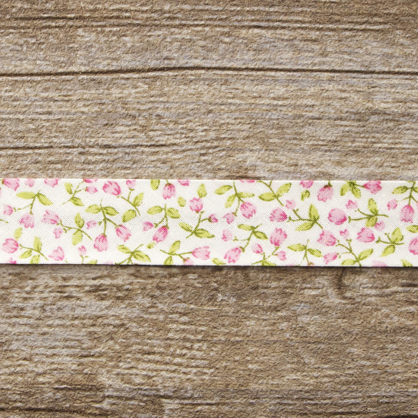 Косая бейка с рисунком SAFISA, арт.6484, 20 мм, 20 м, цвет 02. Арт 6484-20мм-02