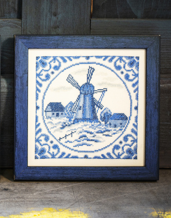 Набор для вышивания "Ветровая мельница Дельфта". Арт PN-0158328