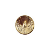 Пуговица DISBOTON, размер 40 цвет C/GOLD1 D 079. Арт 3331140GOLD10D
