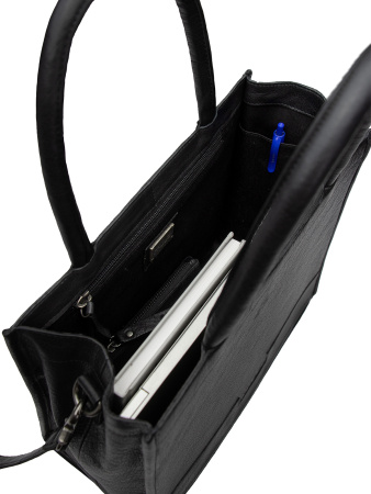 Сумка шоппер "Bina" Black. Арт QB-4640/Black