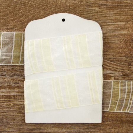 Лента с рисунком SAFISA, арт.P25205-39 мм, 2 м, цвет 02 шампань. Арт P25205-39мм-02          