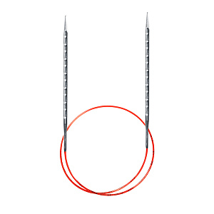 Спицы металлические круговые супергладкие c квадратным кончиком addiNovel, №2,25, 50 см.