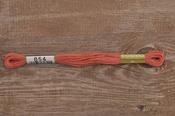 Мулине COSMO однотонный цвет  854       . Арт 25-6/854       