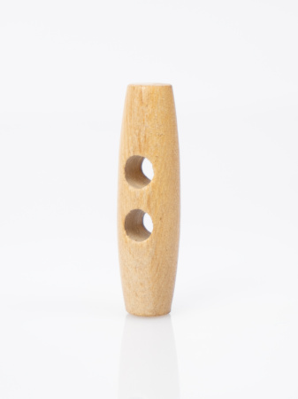 Пуговица-клевант (бочонок) CONCEPT Button of Olive Wood, размер 64, дерево, цвет натуральный. Арт 1310X-064-COL.NAT