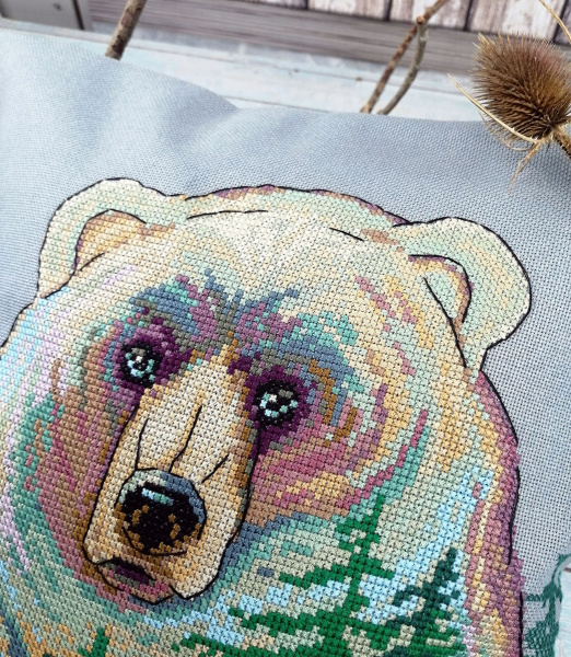 Набор для создания наволочки "Хозяин леса". Арт 14.001.35