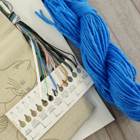 Набор для вышивания подушки "Кошки" . Арт 83-3801